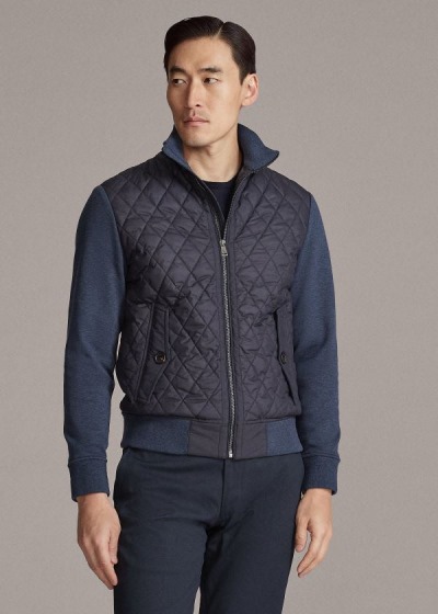 Pánské Bundy Ralph Lauren Quilted Hybrid - 65829-KNCJ